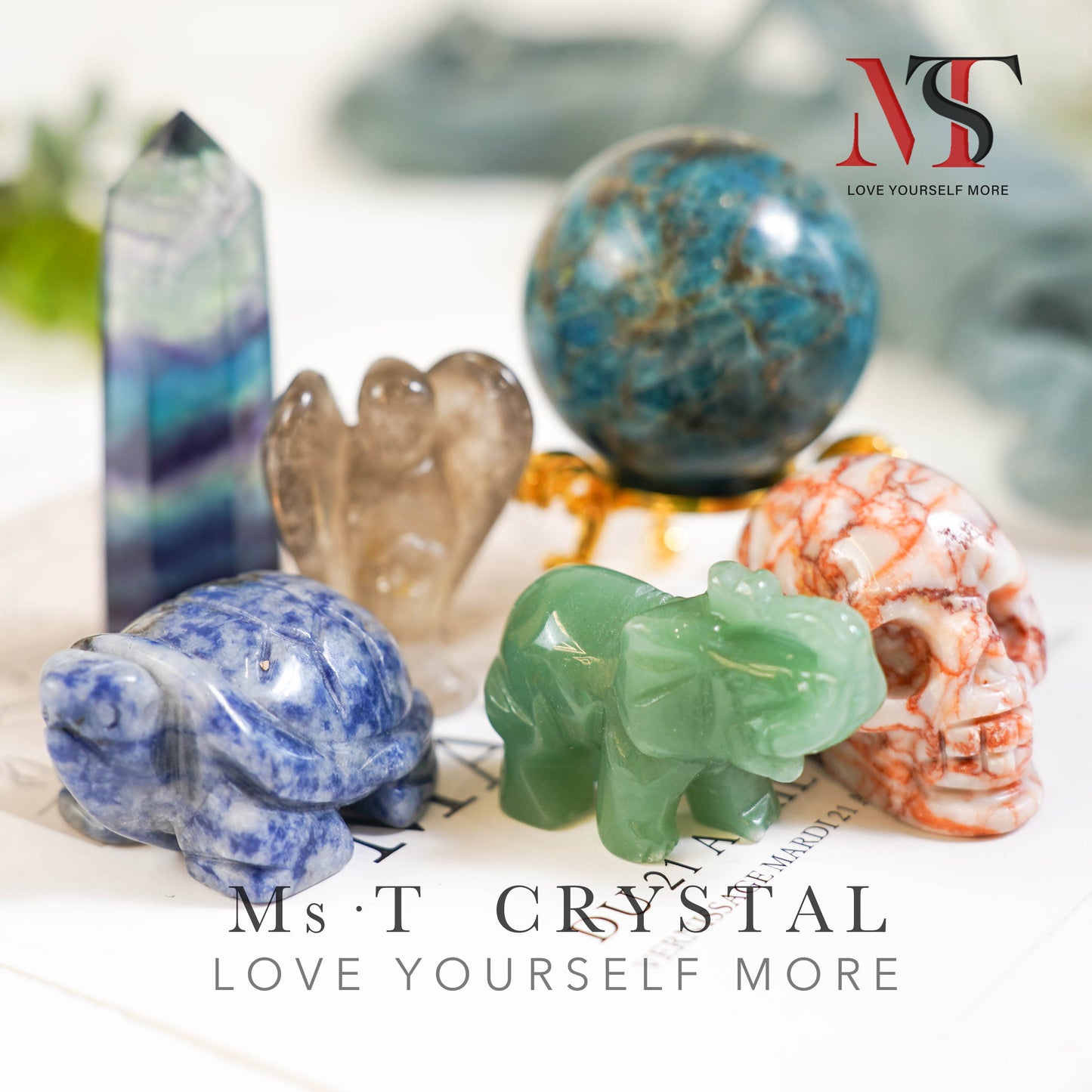MST natural crystal for random