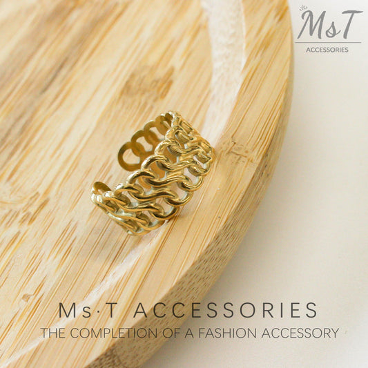 Fashion Accessories Gothic Choker Wire Woven rings