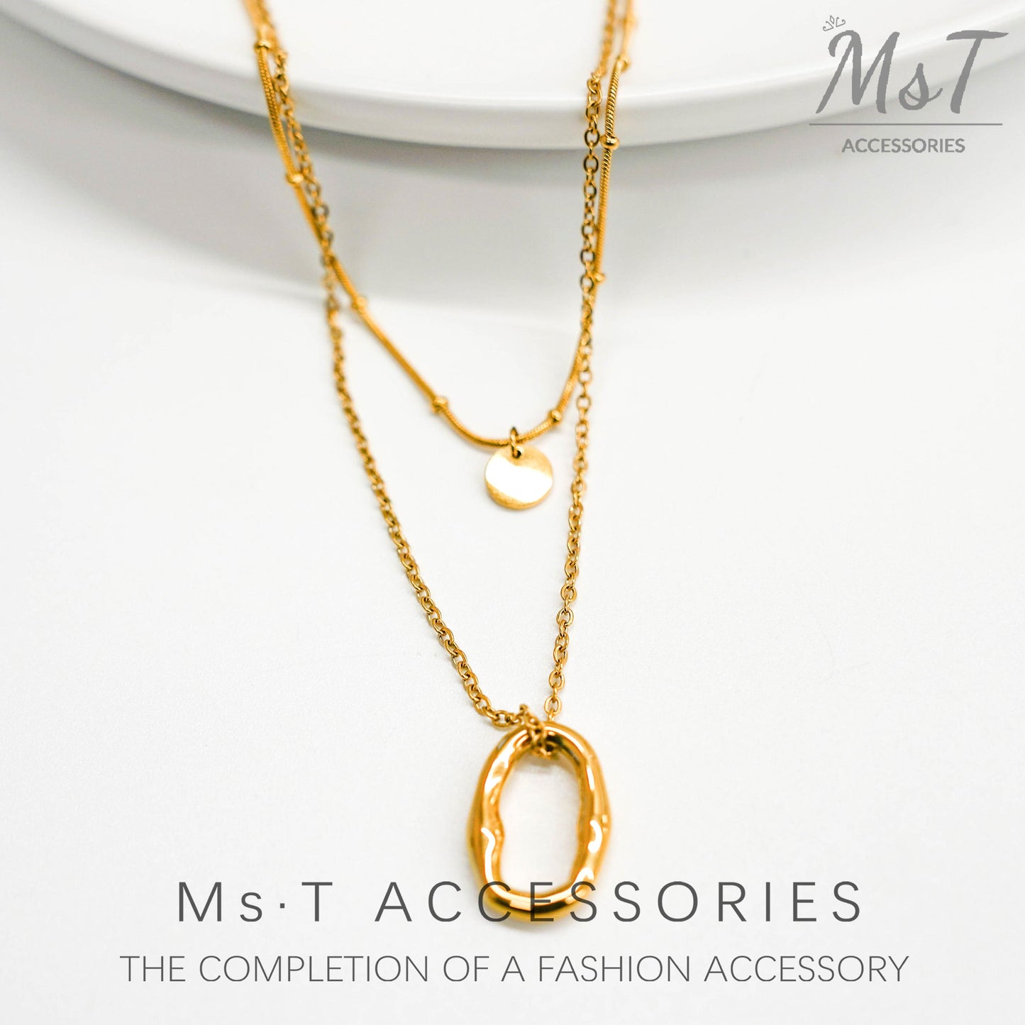 Fashion Accessories Double Lines Choker Necklaces