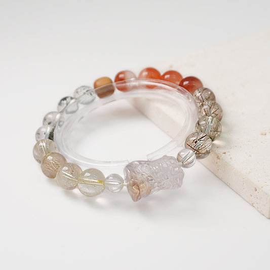 “Misty Pine Rose” Bracelet