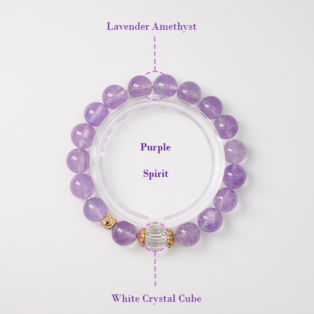 Purple Spirit  Bracelet