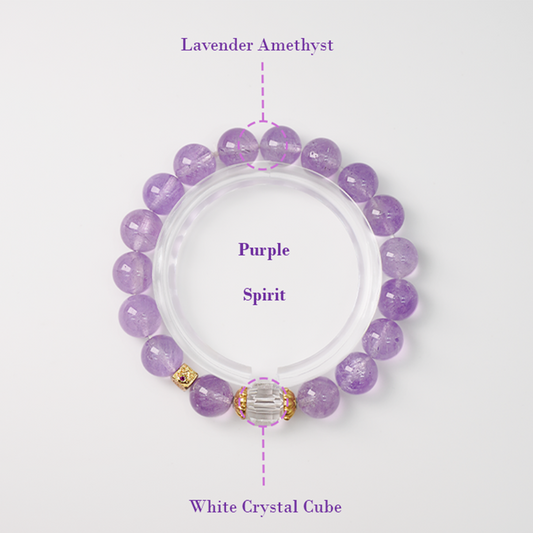 Purple Spirit  Bracelet