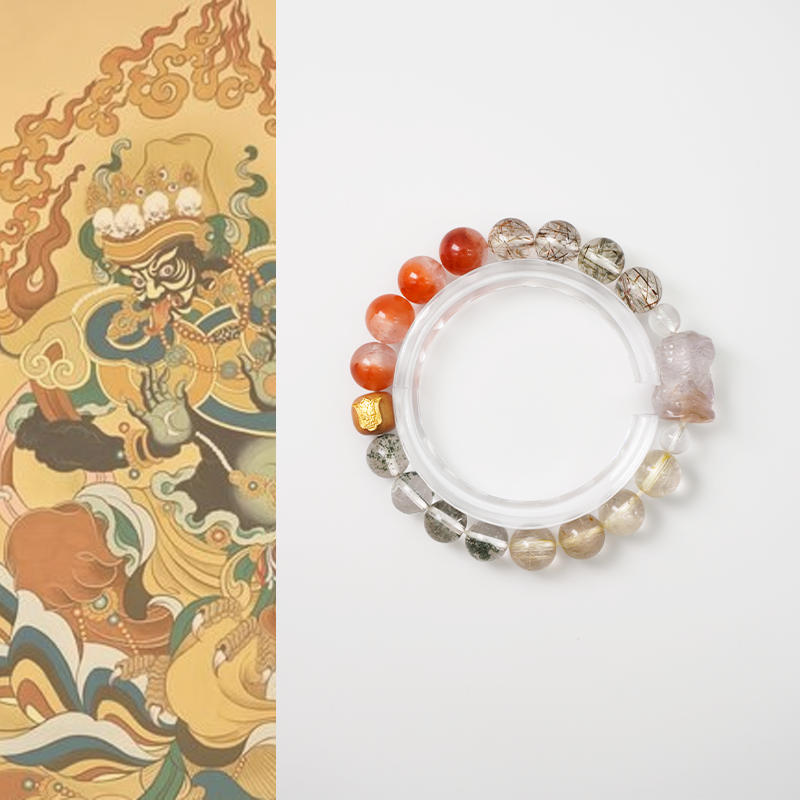 “Misty Pine Rose” Bracelet