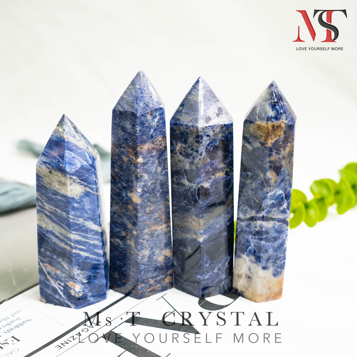 Healing Crystal Tower 6 Faceted Reik Chakra Stones Crystal Prism Gemstone