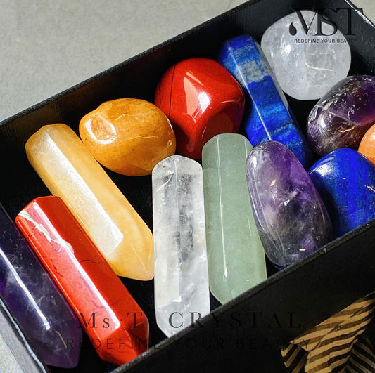 MST  nature crystal Chakra sets